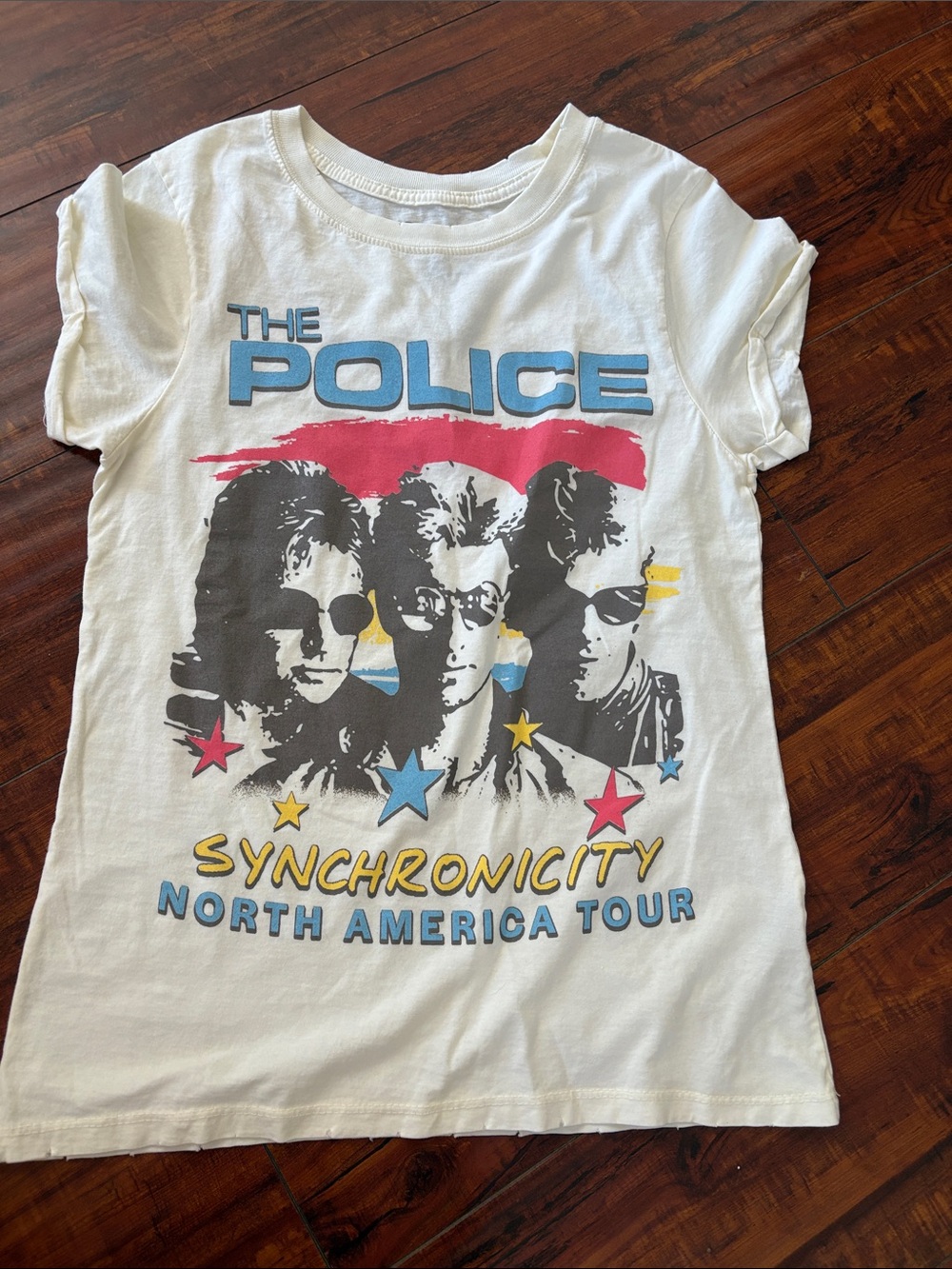 Police 'Synchronicity' Graphic Kids Tee - White